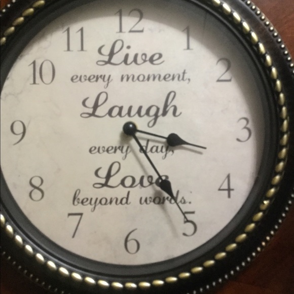 Inspirational wall clock - Picture 3 of 5